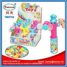 Colorful Cooling Pocket Hand-Drive Fan Toy with Candy